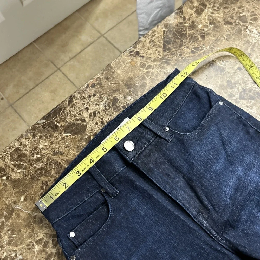 Fidelity Lily High Boot Jeans 24x32 Blue Denim - Picture 9 of 11